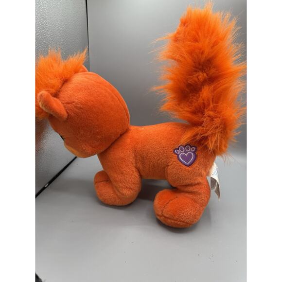Disney Palace Pets Treasure Ariel’s Cat Plush ~ Orange Kitty Blue Eyes 11” - Picture 4 of 5